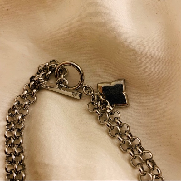 BCBG Toggle Chain Necklace - Silver - Picture 5 of 5